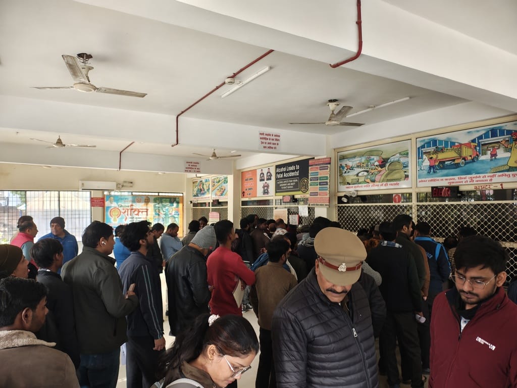 transportnagar rto issue