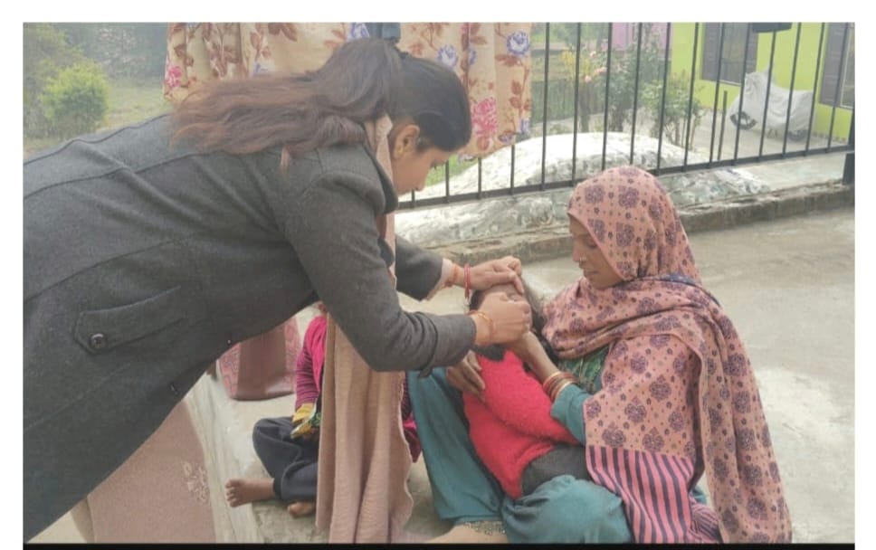 1,361 children received polio doses on the second day of the polio eradication campaign.