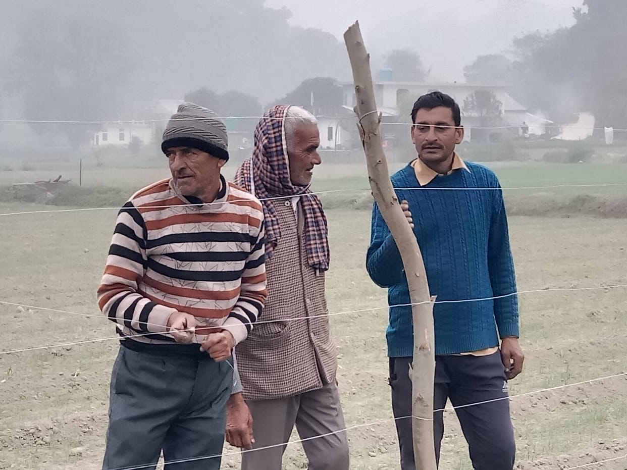 Berian farmers forced to install steel wire in their fields