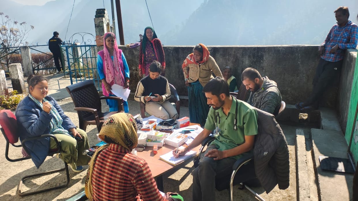 Mobile units are investigating in disaster-affected areas