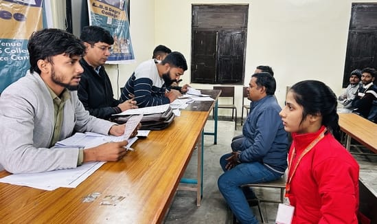 110 students selected for job internship