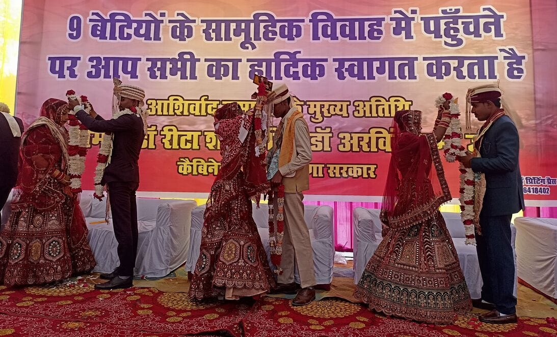 Mass marriages of needy girls