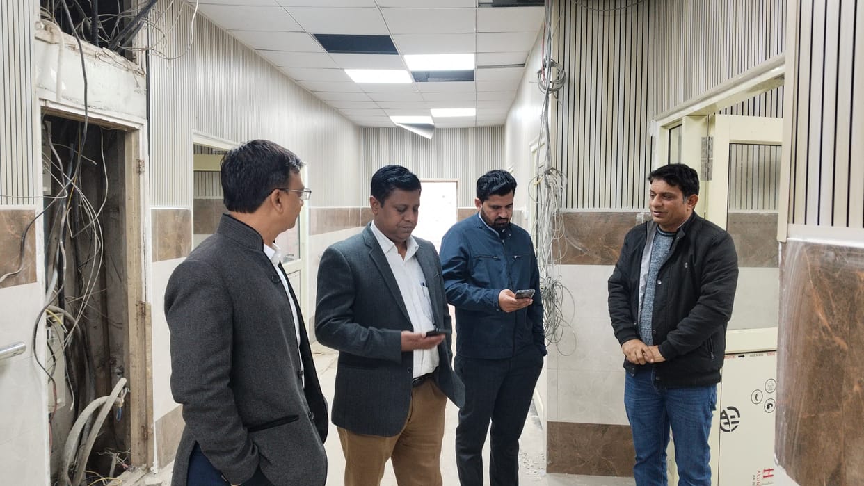 Four OPD rooms closed for 6 months, CMO inspected the repair work