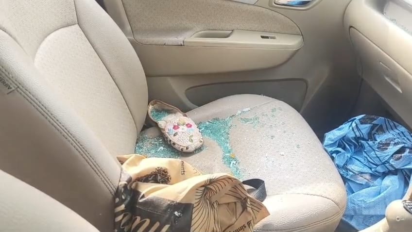 A couple who had a love marriage were attacked, and the woman was taken away
