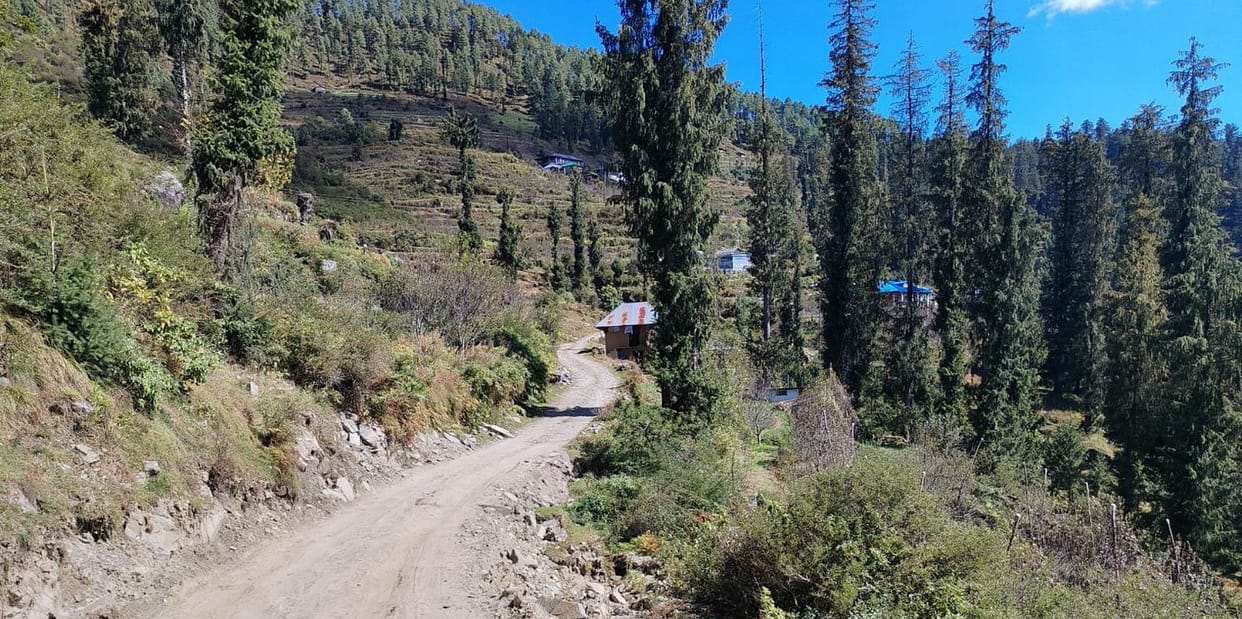 Residents of Raghupur Valley have been walking for five months.