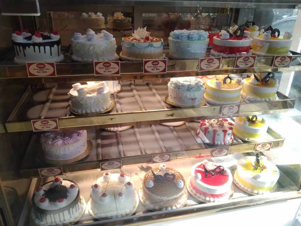Demand for cakes increased in the market due to Christmas