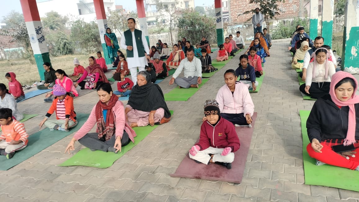People were given practice in meditation