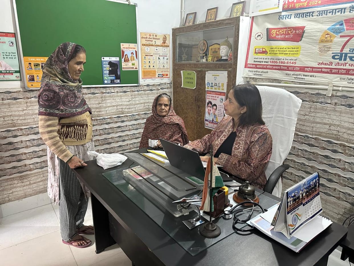 The number of patients suffering from joint pain and stomach ailments increased during the winter season.