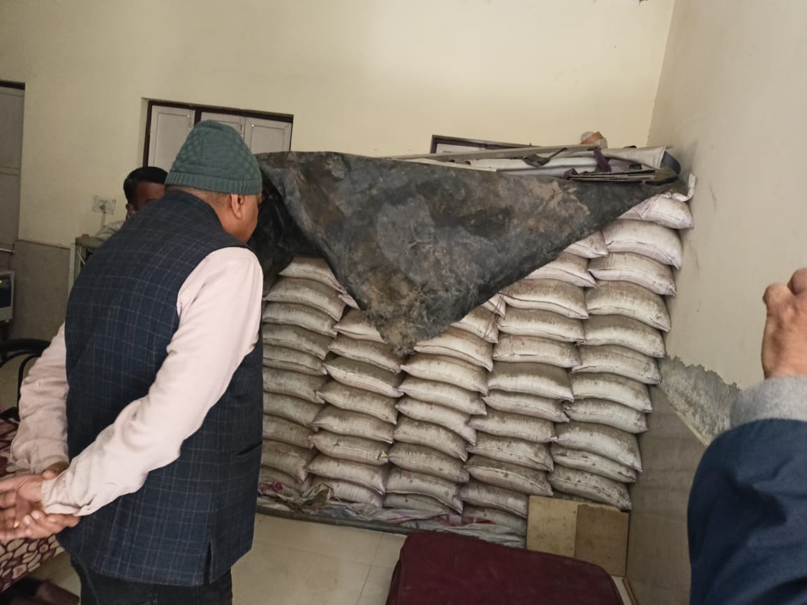 CM Flying Squad raided the school; the construction work was found to be incomplete.