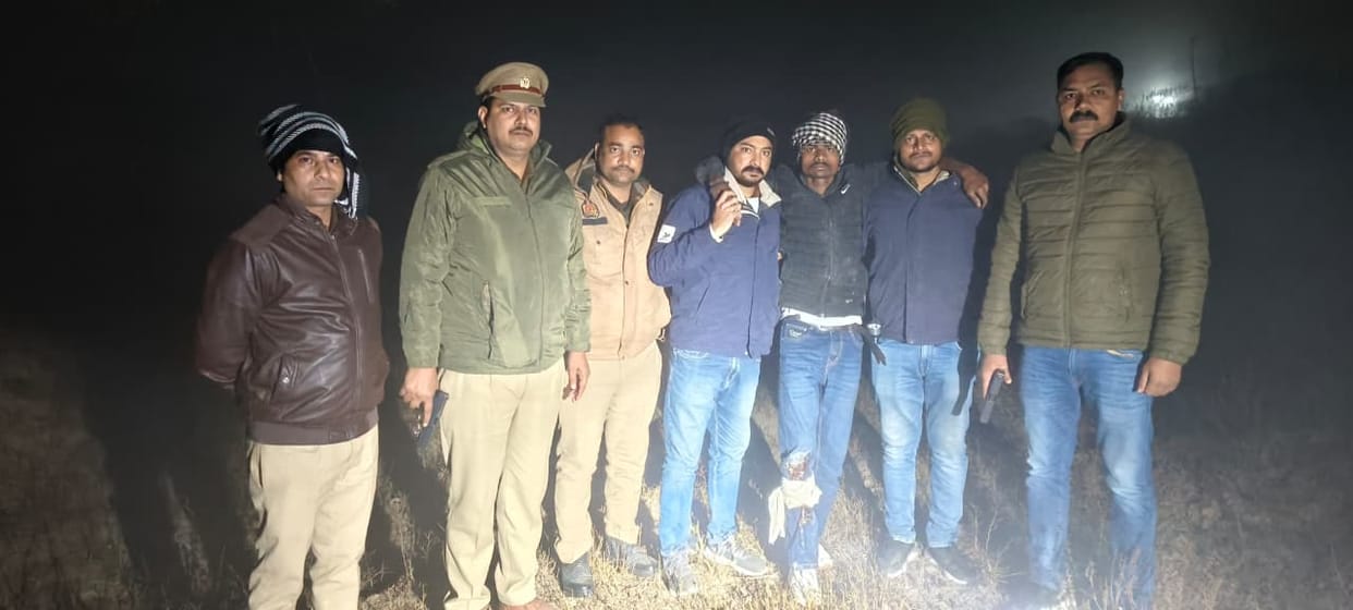 Five robbery accused arrested in encounter