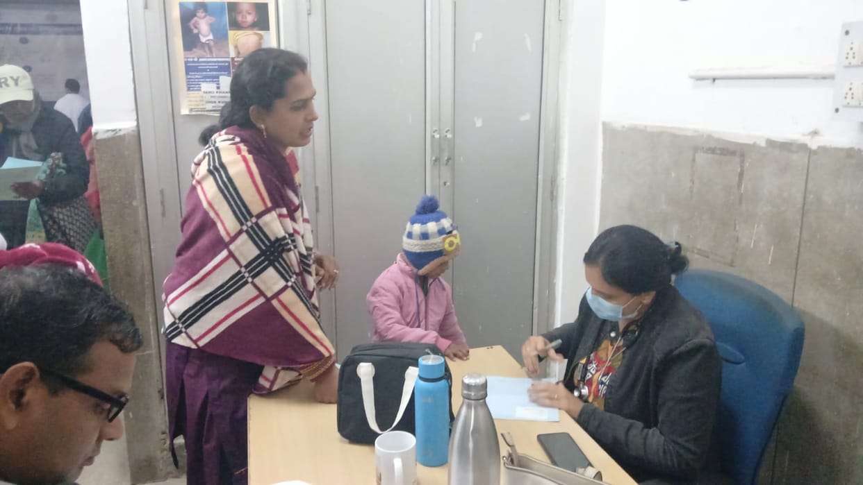 The severe cold poses a threat to children's health