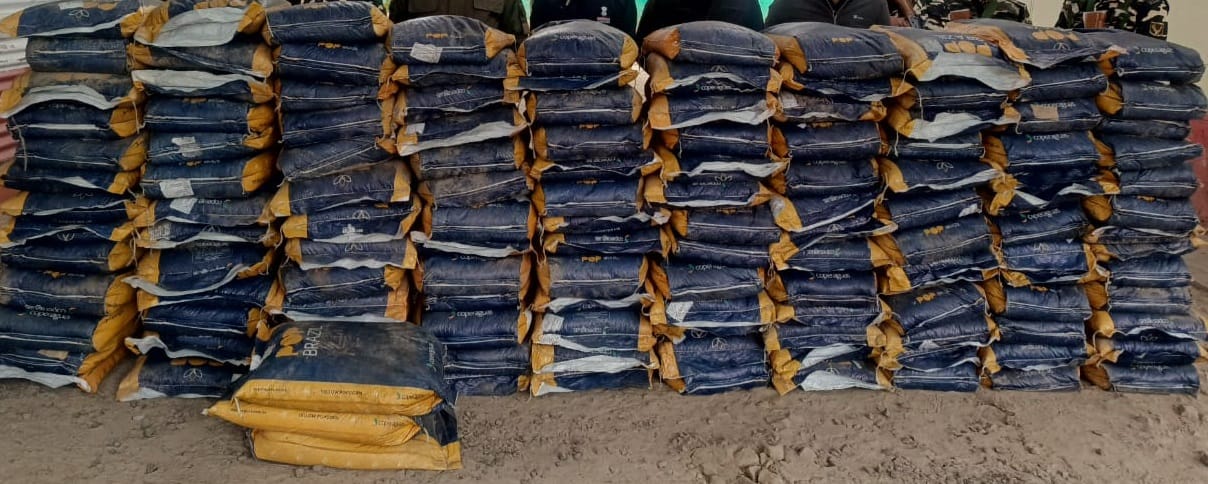 133 bags of Brazilian corn recovered