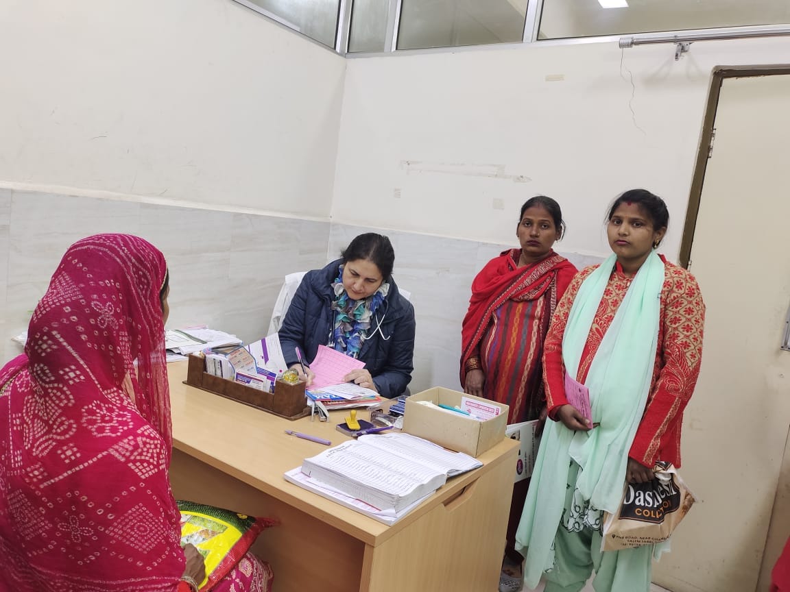 Pregnant women were examined and counselled