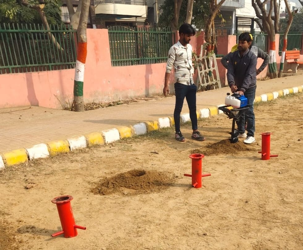 Repair and beautification work has begun on 72 parks.