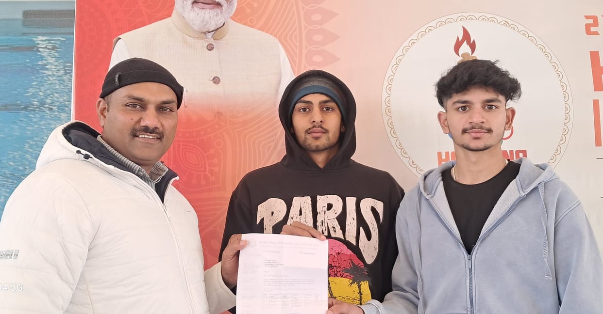 Three swimmers from Haryana will join the Army on the 26th.