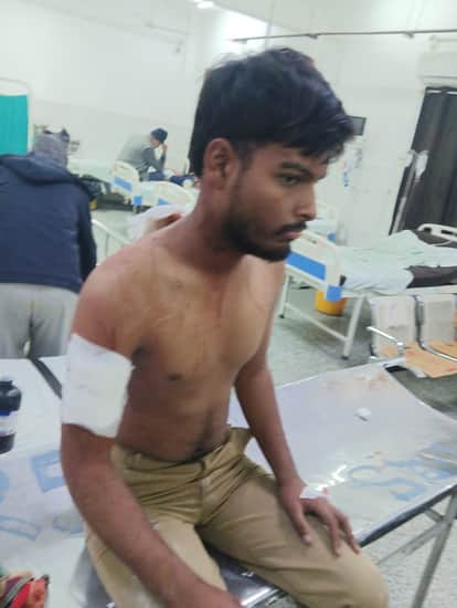 An FIR has been registered against 8 accused in connection with the knife attack on a student at the college.