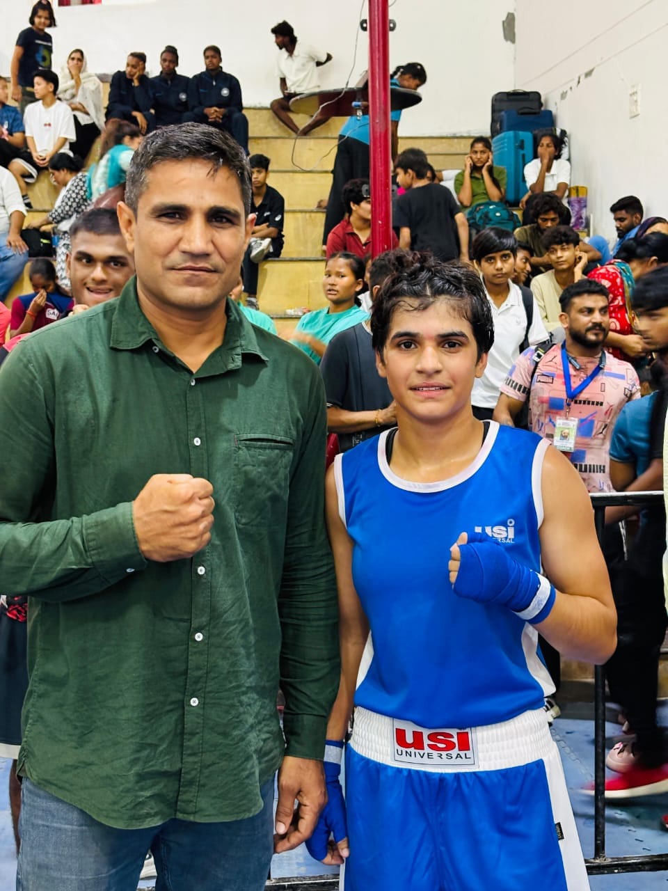 Naitik, daughter of a truck driver, is bringing glory to her family.