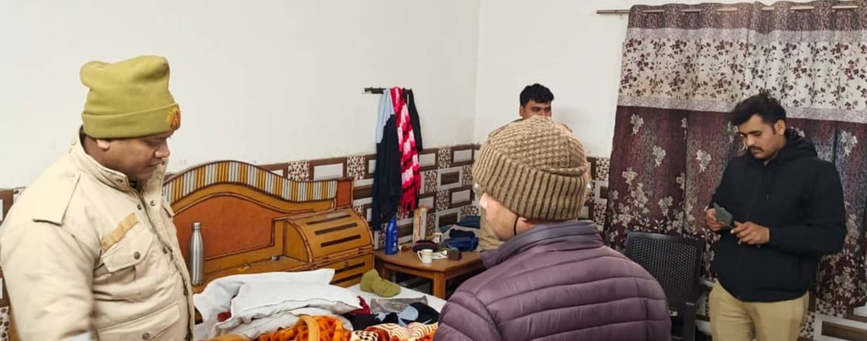 Police raided the hotel and arrested three couples.