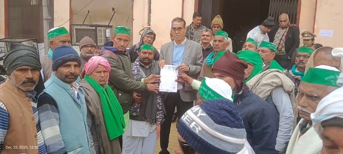 Protests erupted at the collectorate against irregularities in millet procurement.
