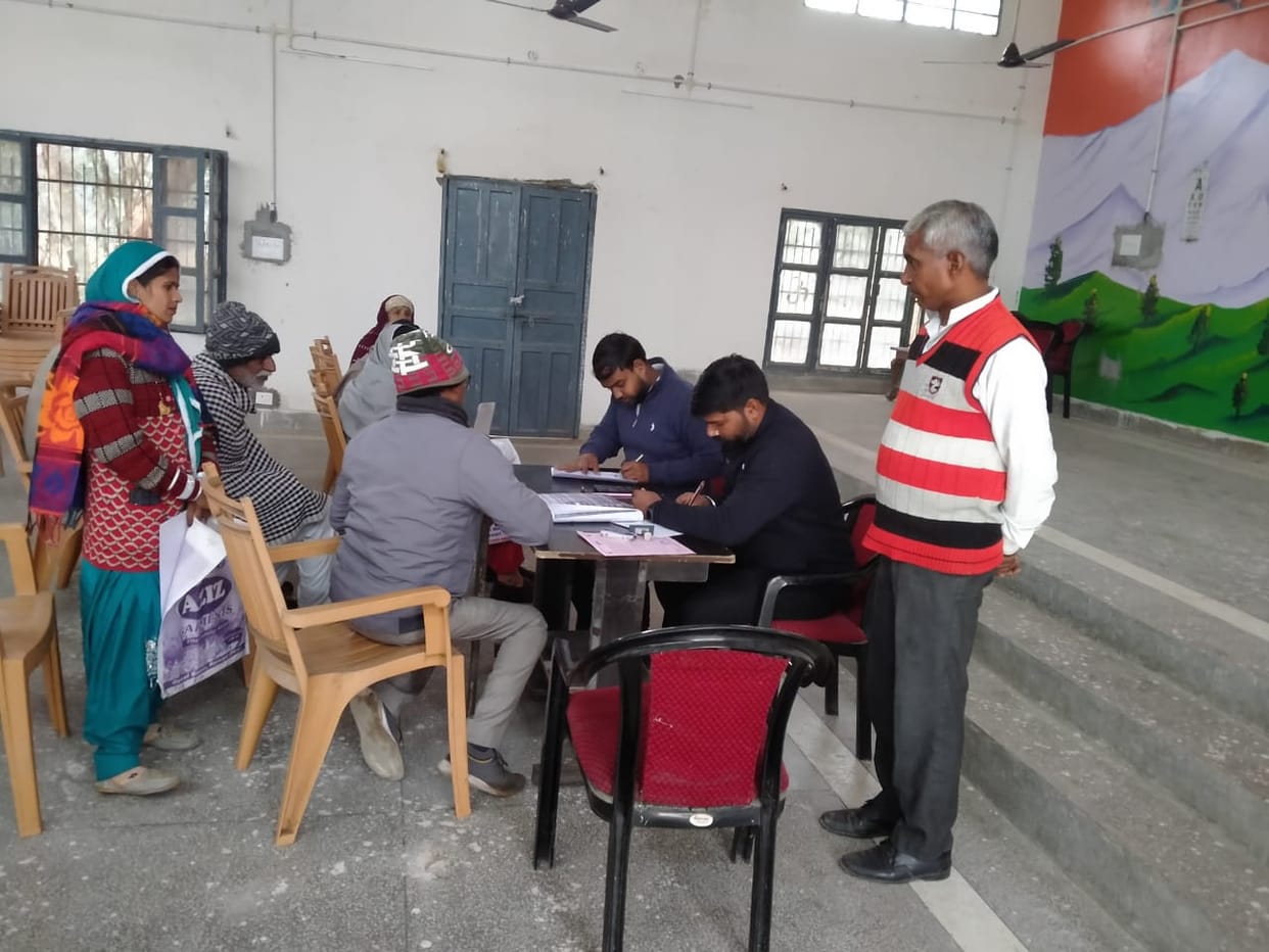 Camps were organised to provide assistive devices to disabled citizens and the elderly.