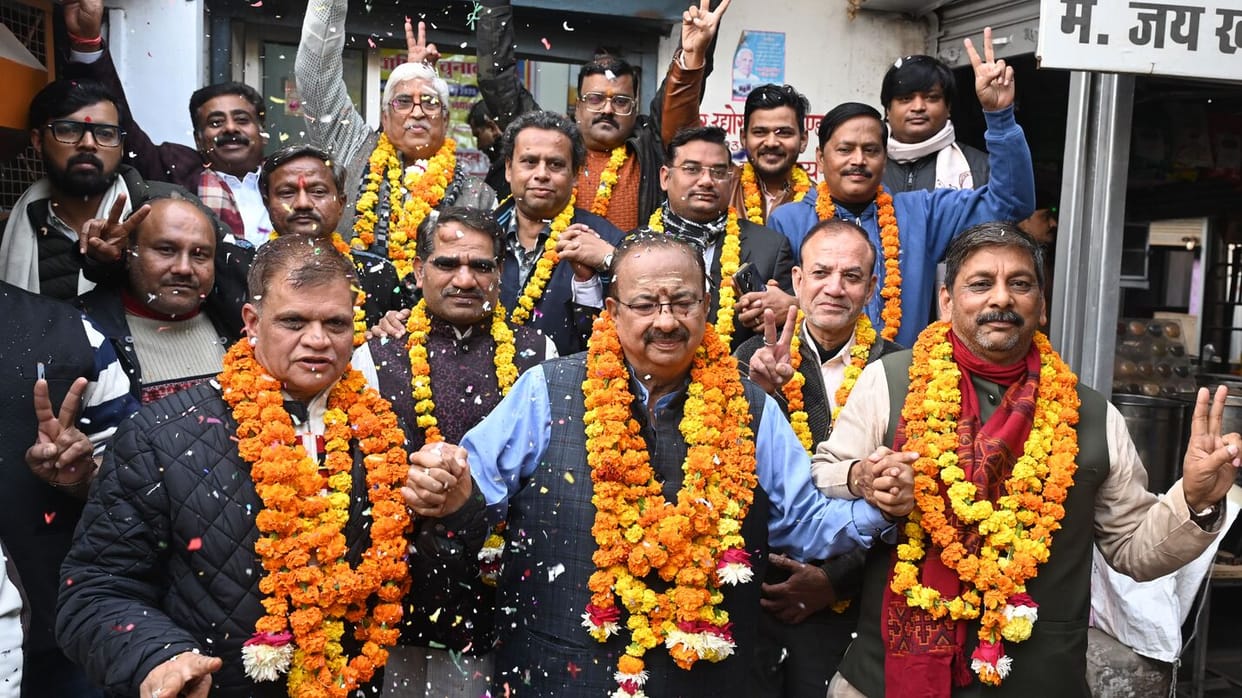In the elections for the North Unit of the Kanpur Industry Trade Board, all positions were elected unopposed, with Sunil becoming president for the second time.