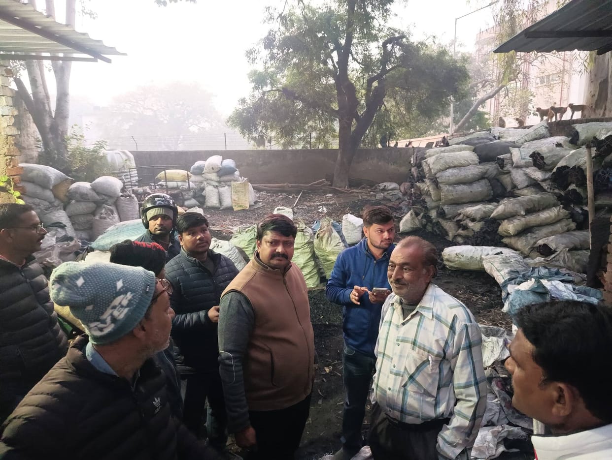 Following complaints, the cantonment board took action and sealed the illegal coal warehouse.