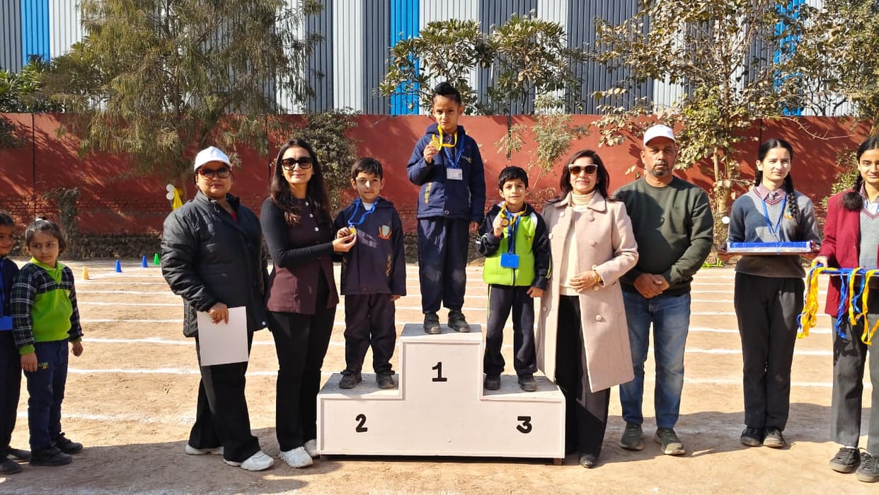 Young players showcased their talent on Sports Day at Alpine Public School.