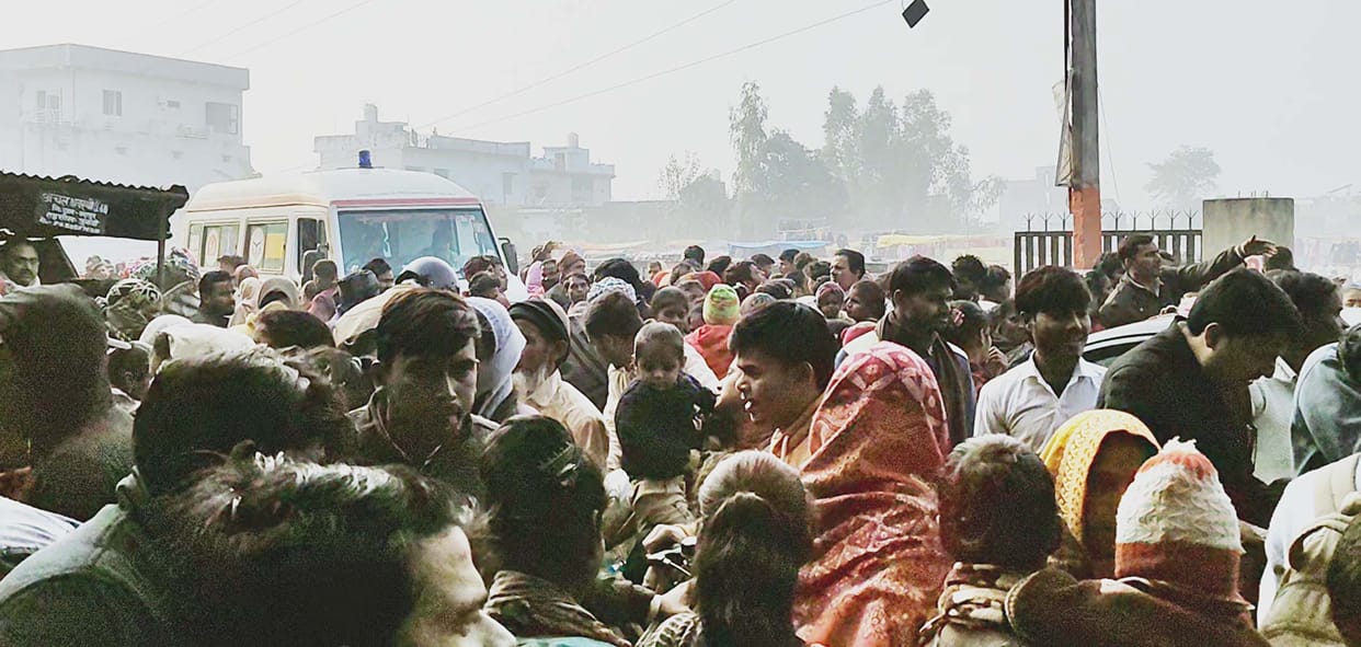 The crowds at Powayan's cheap market are proving deadly.
