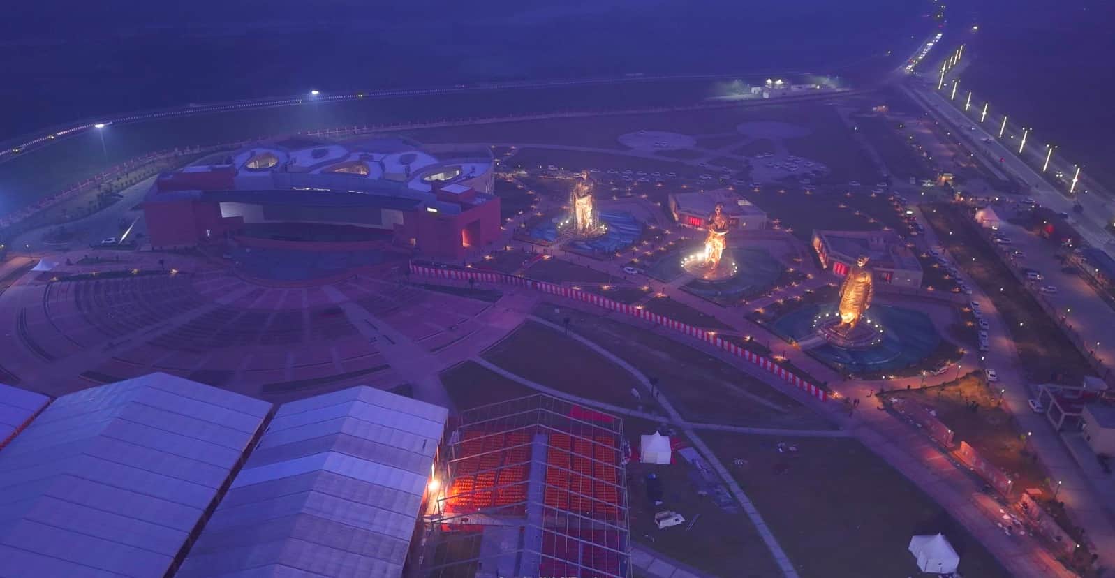 National Inspiration Place in Lucknow decorated with flowers and plants PM Modi to inaugurate on 25th December