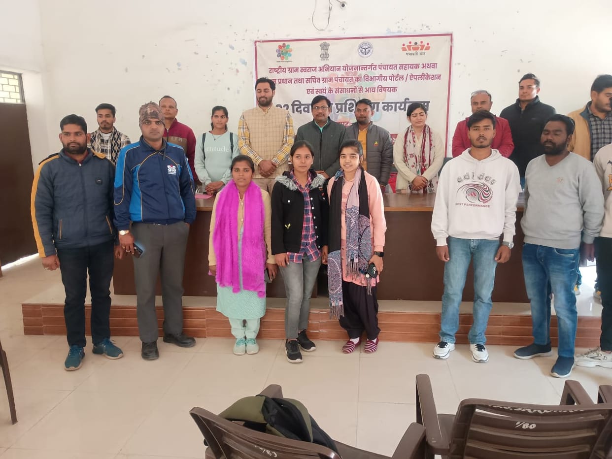 Training given to village heads and panchayat secretaries