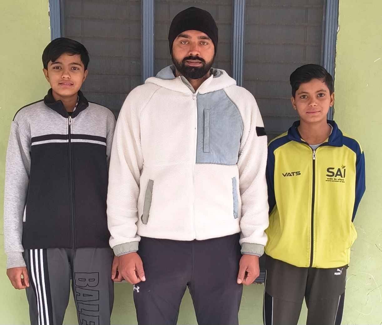 Neha and Anuradha have been selected for the Haryana Under-14 hockey team.
