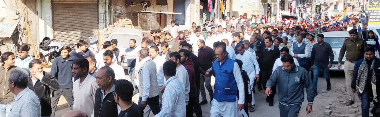 Arun Chandra Maharaj, after becoming the head of the Guru Maya Madan Sudarshan Sangh, arrived in Uchana for the first time.