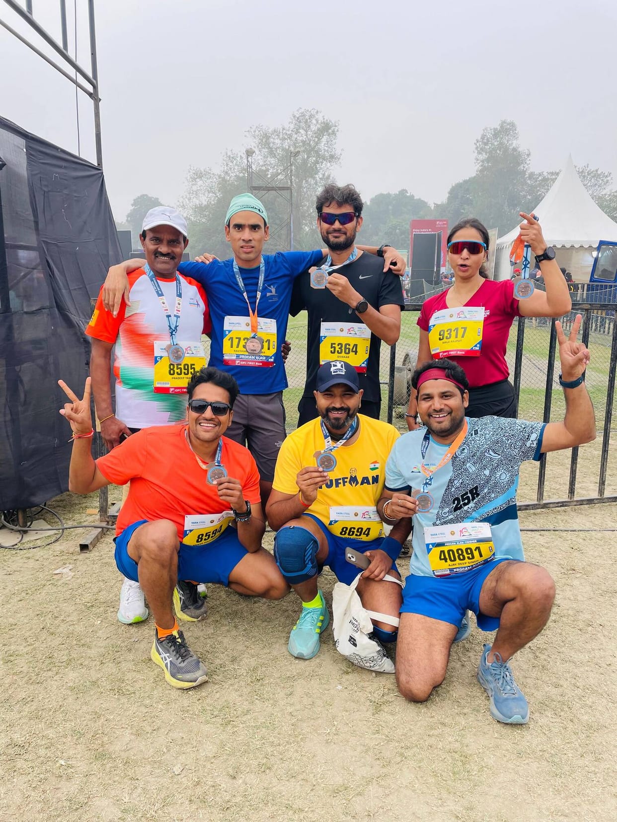 Runners from Agra made their mark at the Kolkata Marathon.