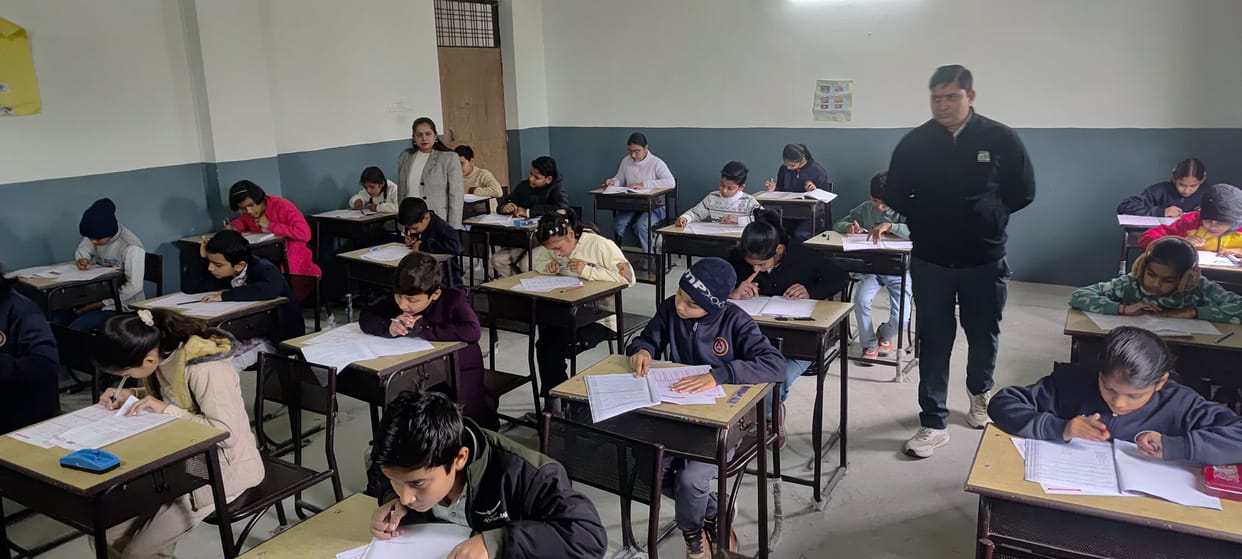 Students showcase their skills in the National Olympiad exam