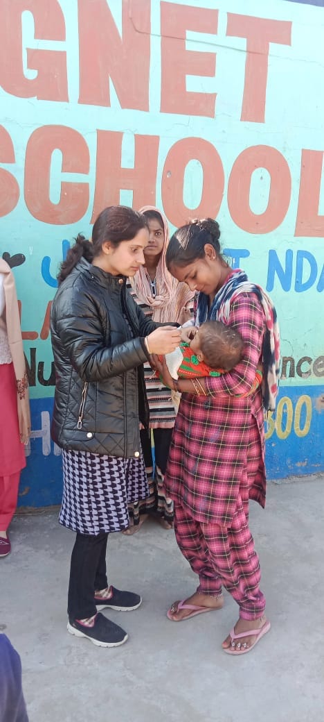 32,017 children were administered anti-polio drops in three days.