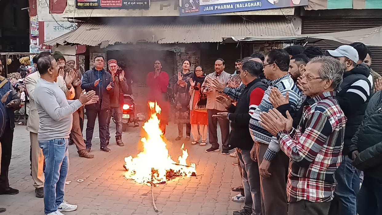 Protests against the killings of Hindus in Bangladesh