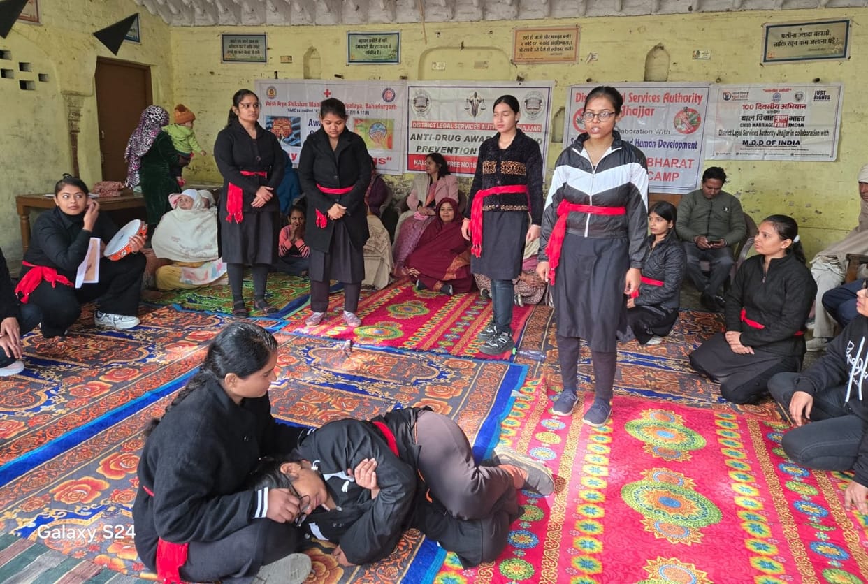 They raised awareness about drug abuse through street plays.