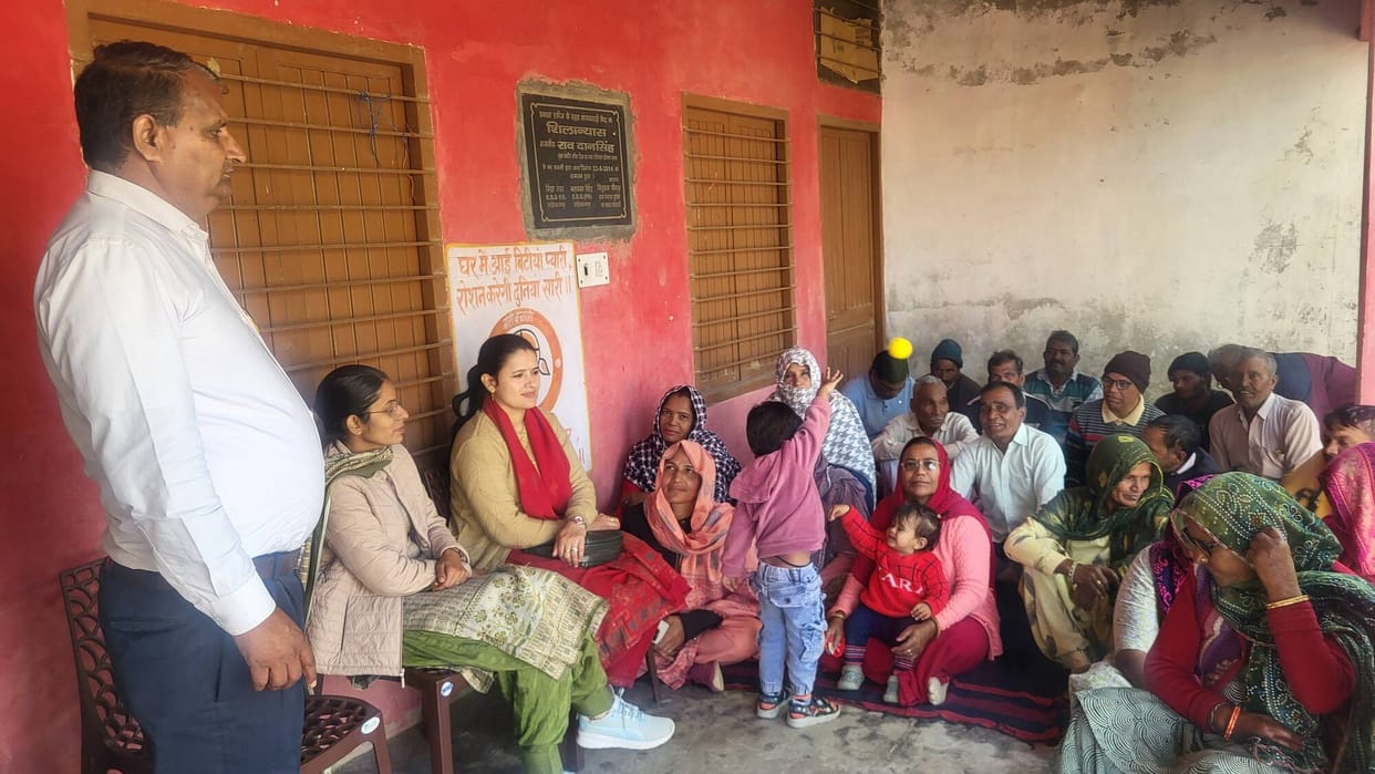 Villagers were made aware of tuberculosis.