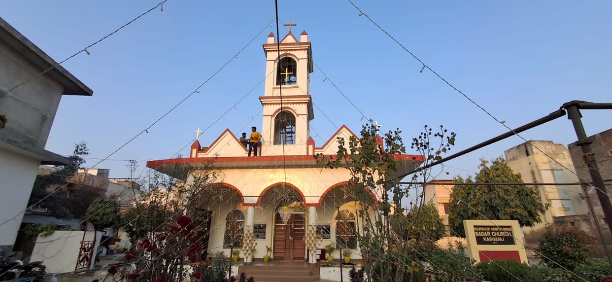 The magnificently decorated Sadar Church, Christmas spirit everywhere