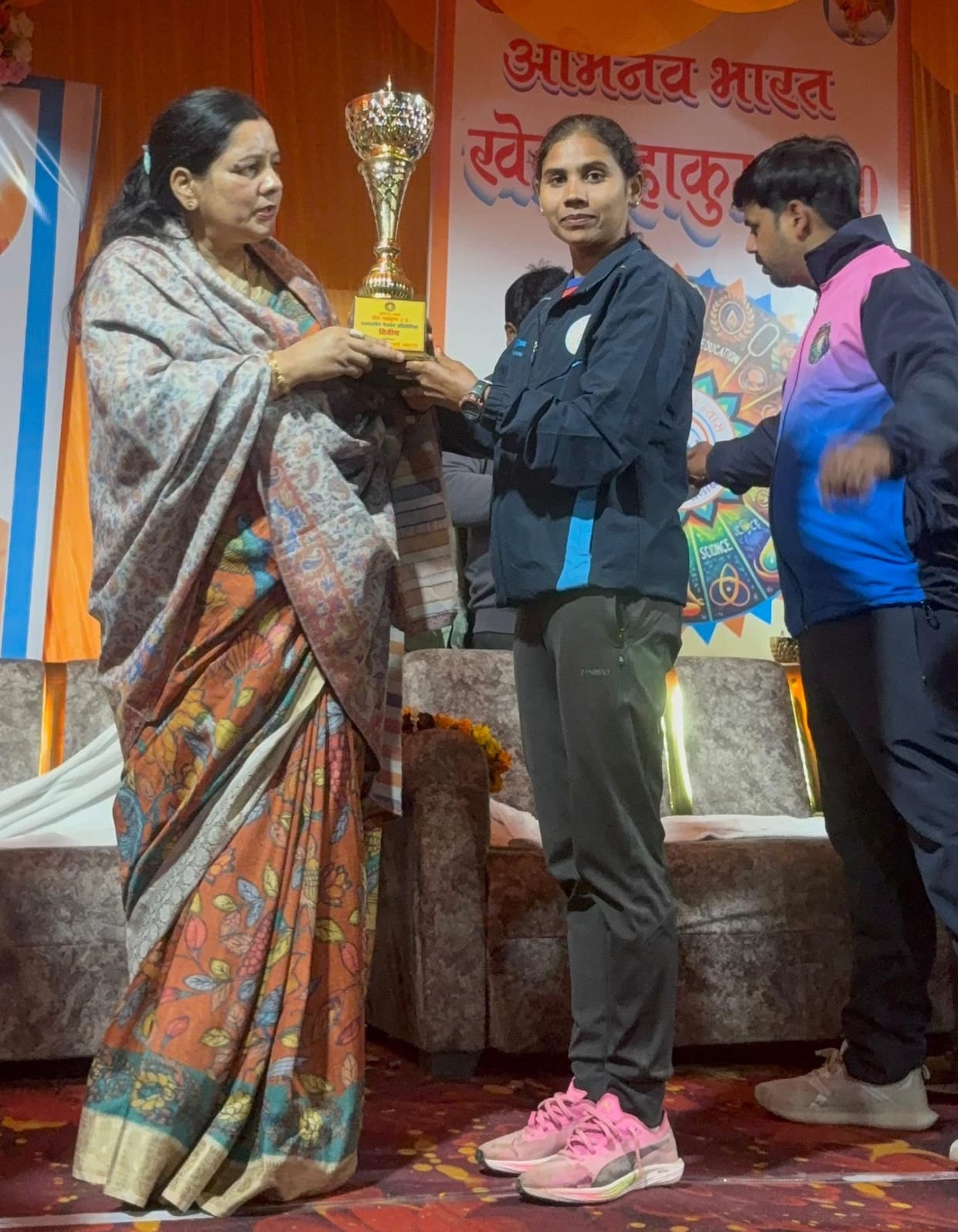 Madhuri wins the half marathon
