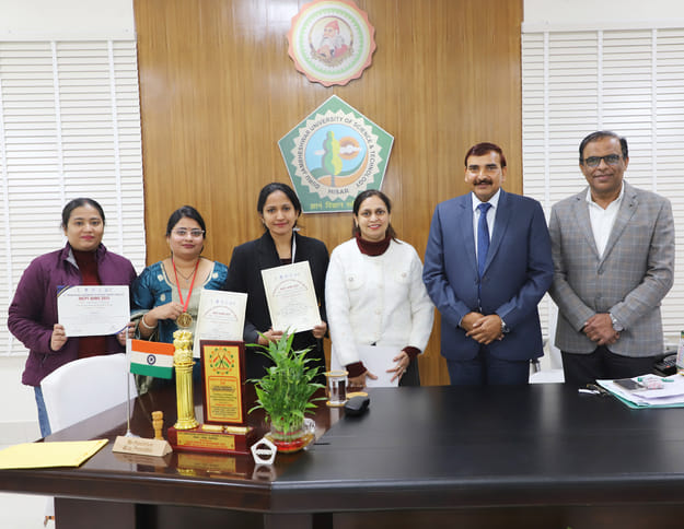 GJU researchers secured first and third positions in research paper presentation