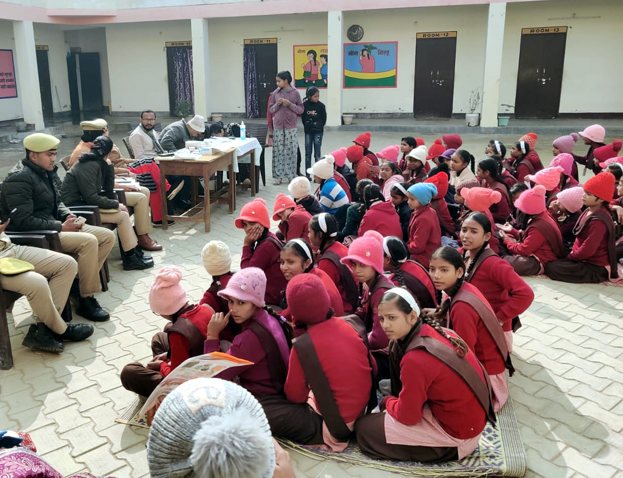 The health of 92 students was checked at Kasturba Gandhi School.