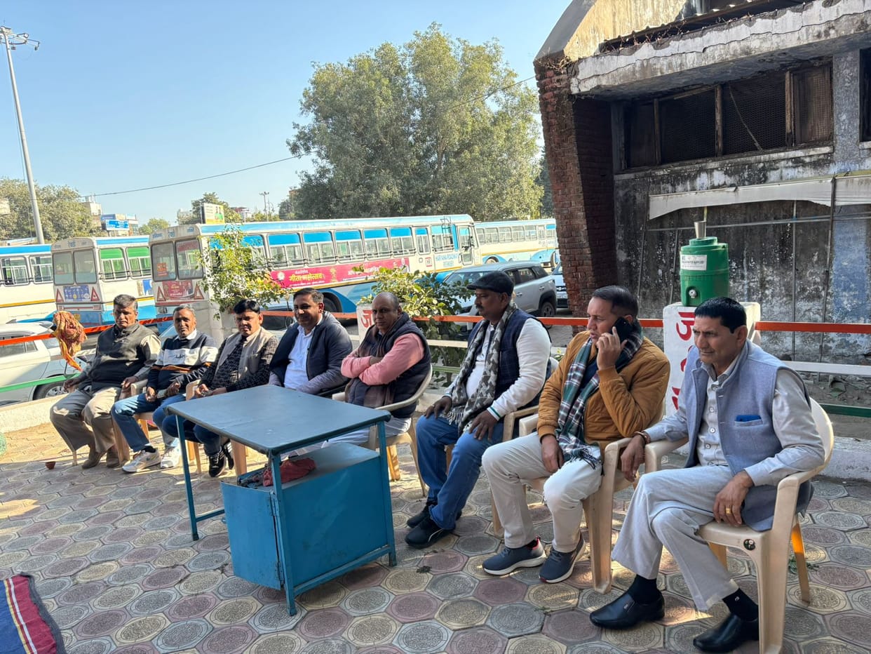 Roadways employees' justice march to the Transport Minister's residence on January 18