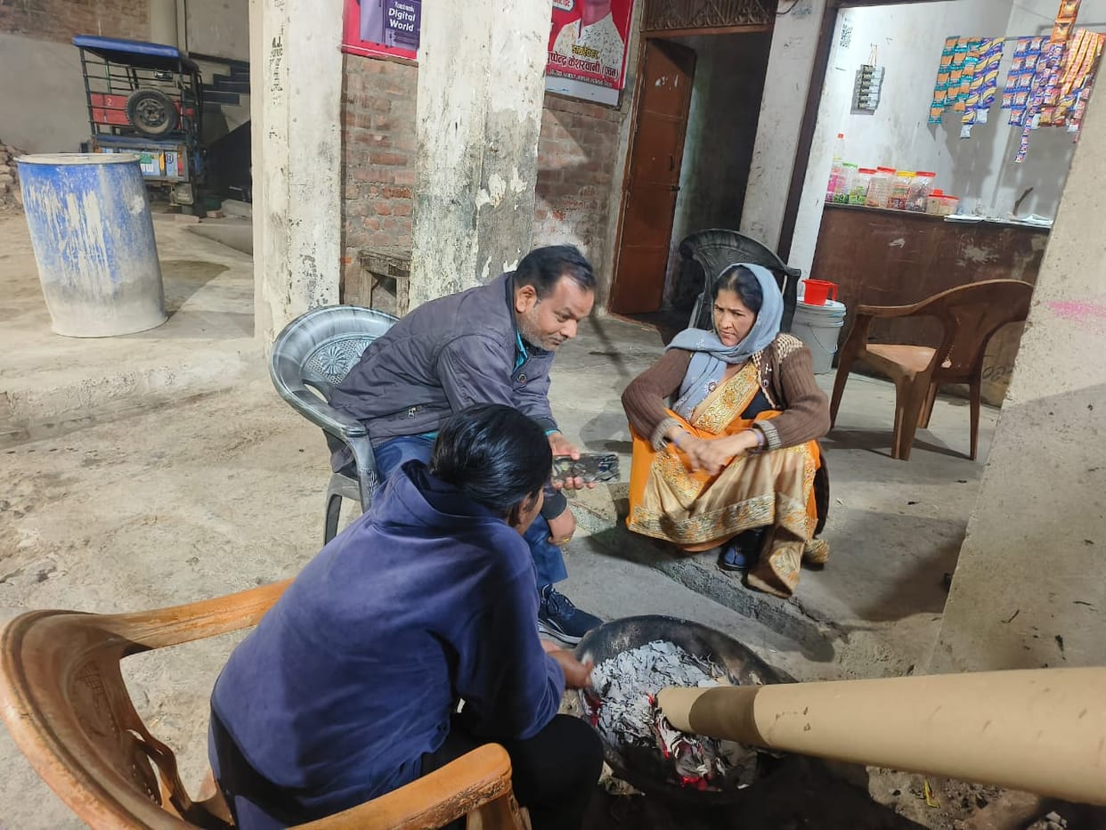 The cold weather disrupted normal life, but brought some relief in the afternoon.