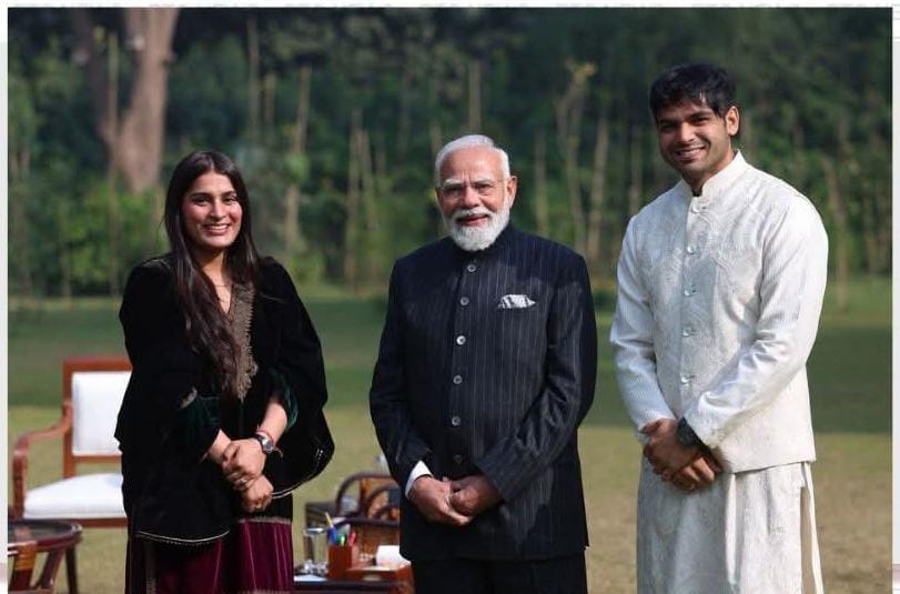 Golden boy Neeraj Chopra and tennis player Himani Mor's wedding reception is on 25th, Karnal hotel booked.