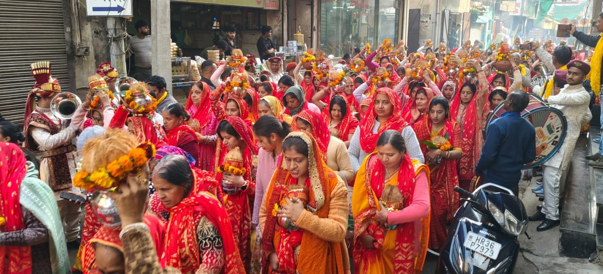 For the first time, the culture of Jagannath resonated in Rewari, and people showed great enthusiasm.