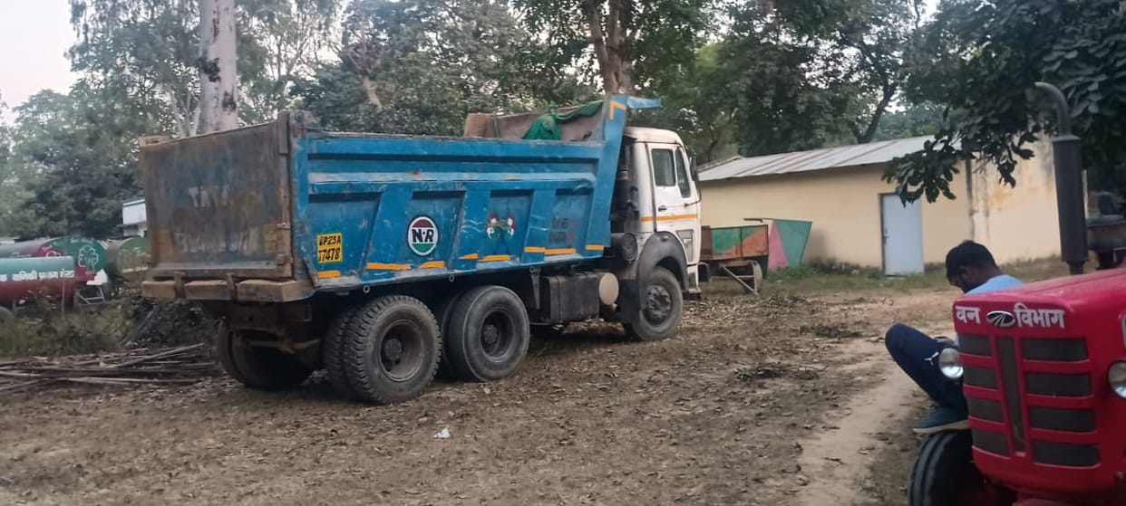 Dumper involved in illegal mining seized