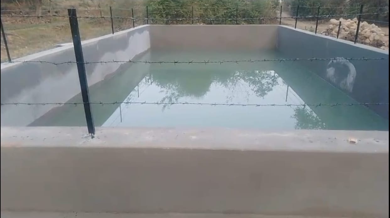 A water storage tank worth Rs 10 lakh was built in Bhalwani Panchayat.
