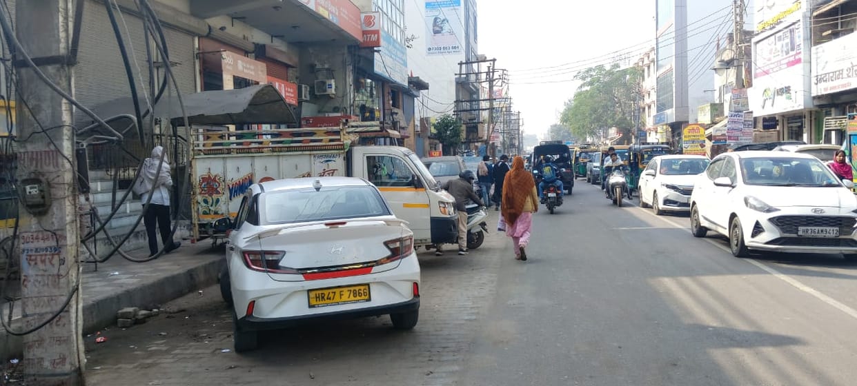 Illegal parking in the city has caused traffic jams from Circular Road to the market.