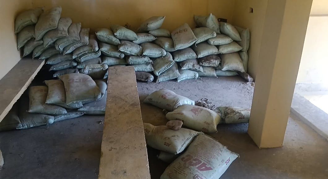 Cement bags damaged due to Panchayat's laxity, recovery to be made now